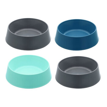 4PK Paws & Claws Pet Essentials Round Bowl 21x24.5x7cm 2.6L Assorted