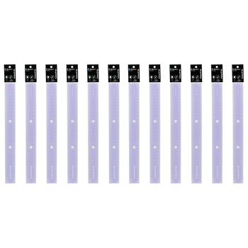 2PK 6pc Colourhide 30cm Bindermate Ruler For Ring Binder - Purple