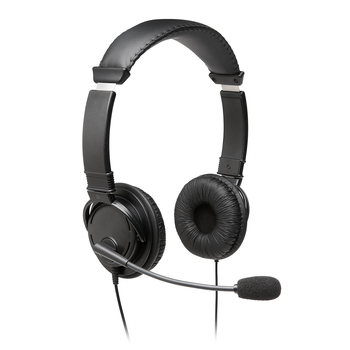 Kensington Hi-Fi 3.5mm Headphones w/ Mic For Laptop - Black