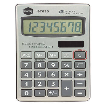 Marbig 8 Digit Calculator Handheld