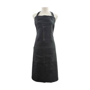 J.Elliot Home Jules Cotton Linen Kitchen Apron 83x68x0.3cm Charcoal