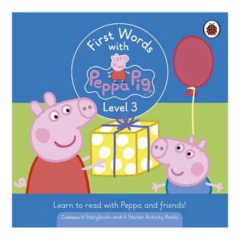 8pc First Words w/ Peppa Pig Kids Reading Book Set Lvl3
