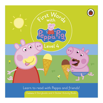 8pc First Words w/ Peppa Pig Kids Reading Book Set Lvl4
