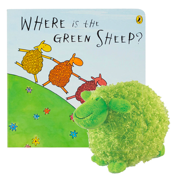 Where Is The Green Sheep? Hardback Book & Plush Toy Boxed Set