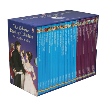 25pc Usborne Confident Readers Box Kids Book Collection Set 5y+
