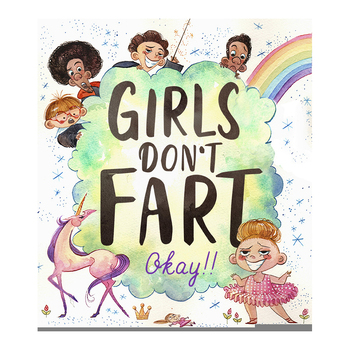 Bonney Press Girls Don’t Fart, Okay!! Childrens Picture Book 