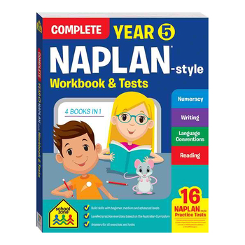School Zone Naplan-style: Year 5 Bind-up Childrens Educational Book 