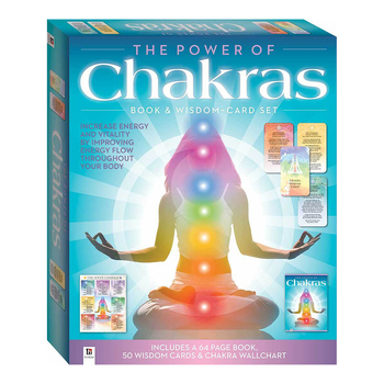 Elevate The Power of Chakras Book And Wisdom Card Set 