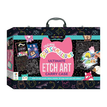 Kaleidoscope Etch Art Creations Squishmallows Carry Case Activity Kit
