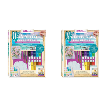 2PK Art Maker Watercolour Paints Kids/Adults Masterclass Kit