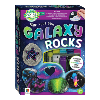 Zap! Extra Extra Paint Your Own Galaxy Rocks Craft Activity Kit 6y+