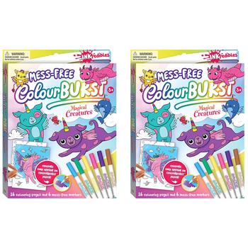 2x Inkredibles: Magical Creatures Colour Burst Activity Kit 3y+