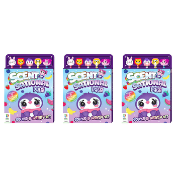 3x Kaleidoscope Scentsational Pals Colour & Activity Book 3y+