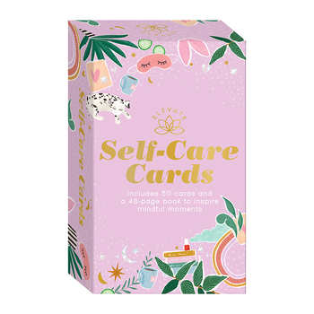 Elevate Self-Care Cards Wellness Cards And Book Kit 