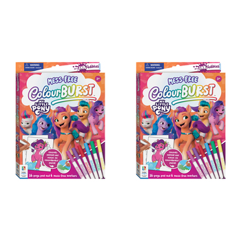 2x Inkredibles Colour Burst My Little Pony New Gen Colouring Kit 3y+
