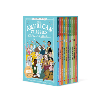 10pc The American Classics Children's Collection Reading Book 8y+