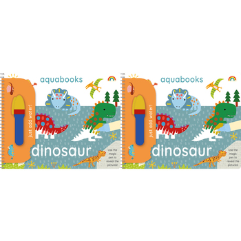 2PK Really Decent Books Aquabooks Kids/Children Activity Book Dinosaur 3y+