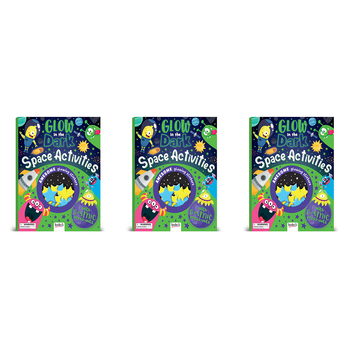 3x Bookoli Glow in the Dark Fun: Space Childrens Book 3y+