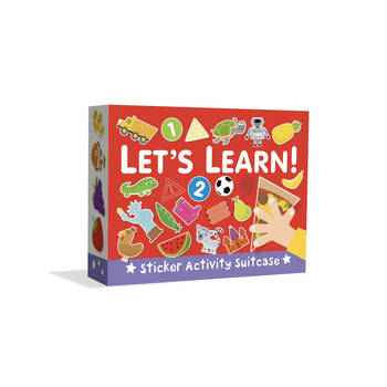 Really Decent Books Sticker Activity Suitcase - Let's Learn 3y+ Fun For Kids