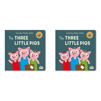 2PK Really Decent Books Touchy Feely Tales Three Little Pigs 1y+