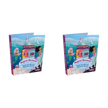2PK Laughing Lobster Magical Mermaids Bath Fun Kit & Playtime Book Kids