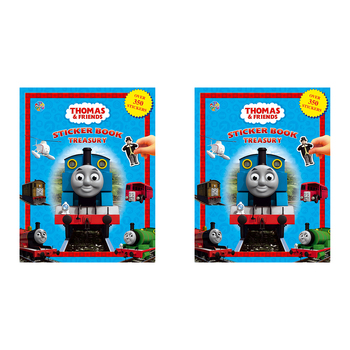 2PK Thomas & Friends Sticker Treasury Kids/Children Educational Book 3y+