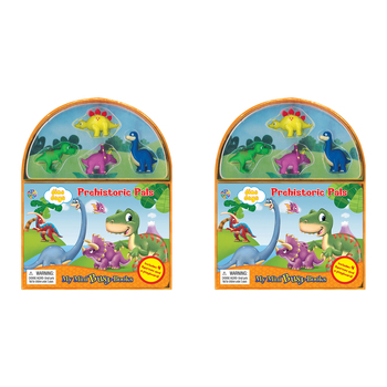 2PK Dinos Mini Busy Kids/Children Educational Book 3y+