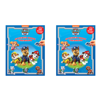 2PK  Paw Patrol Sticker Treasury Kids/Children Educational Book 3y+