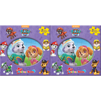 2PK  Paw Patrol Girls My First Puzzle Book Kids Jigsaw 3y+