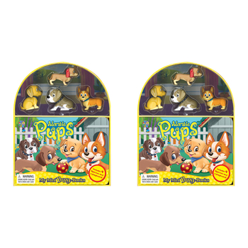 2PK Puppies Mini Busy Kids/Children Educational Book 3y+