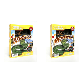 2PK Reptiles Pocket Explorers Kids/Children Educational Book 3y+