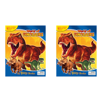 2PK Dinosaurs My Busy Book Kids/Children Activity Kit 3y+