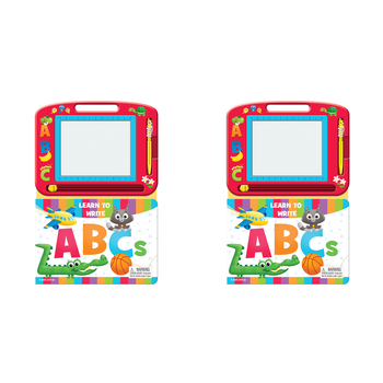 2PK Learning To Write ABC's Learning Series Kids Drawing Pad w/ Book 3y+