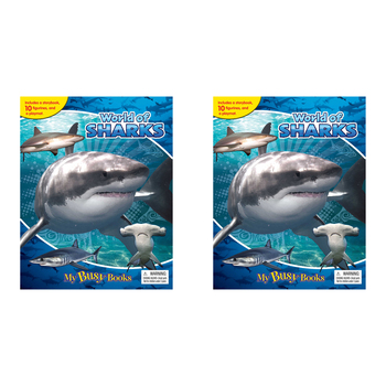 2PK Sharks My Busy Books Kids/Children Activity Kit 3y+