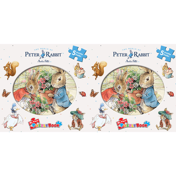 2PK Peter Rabbit Classic My Fist Puzzle Book Kids/Children Jigsaw 3y+