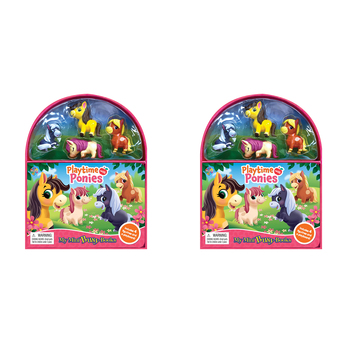 2PK Ponies New Mini Busy Kids/Children Educational Book 3y+