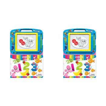 2PK Learn To Count Learning Series Kids Drawing Pad w/ Book 3y+