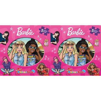 2PK Mattel Barbie My First Puzzle Book Kids Jigsaw 3y+