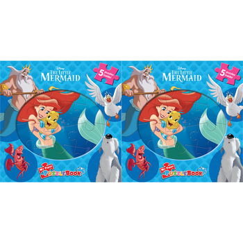 2PK Disney Little Mermaid Kids/Children Classic My First Puzzle Book 3y+