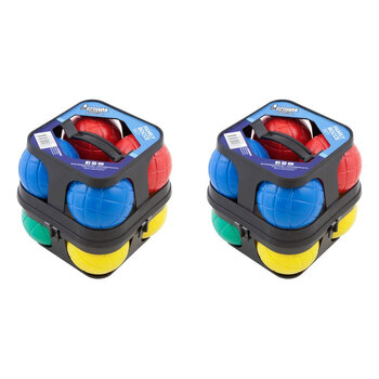 2x 8pc Formula Sports Family Bocce Set Kids/Adult Toy w/ Carry Crate