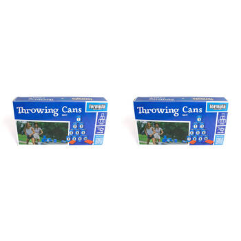 2PK Formula Sports Throwing Cans Knockdown Game Kids 6y+