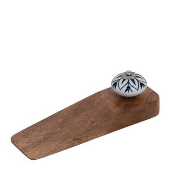 J. Elliot Jayda Door Stop 16x5x5cm Natural, Black & White