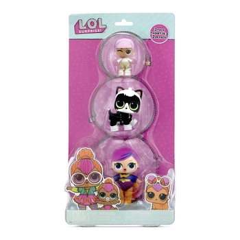 3pc L.O.L. Surprise Tot Pet Sis Kids Doll w/Pet 3+ - Style 3