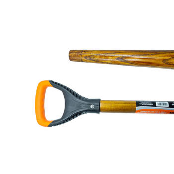 AgBoss Replacement Wooden Handle With Plastic D Straight 85cm