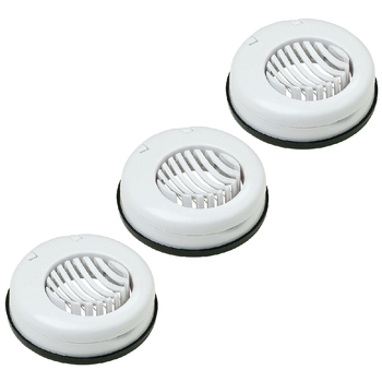 3x Cuisena Deluxe Mushroom & Egg Slicer - White/Black