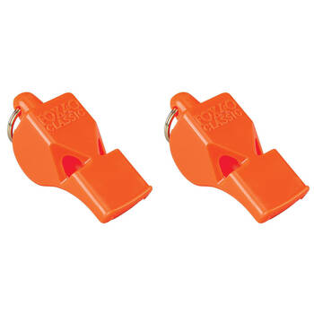 2PK Fox 40 Summit Classic Whistle Outdoor Sports Accessory Orange