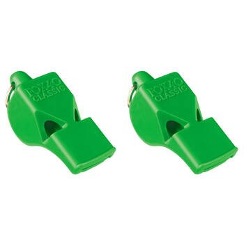 2PK Fox 40 Summit Classic Whistle Outdoor Sports Accessory Neon Green