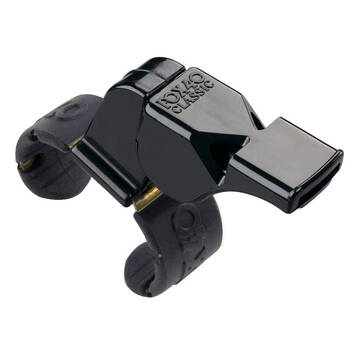 Fox 40 Summit Classic  Whistle Sports Accessory w/ Fingergrip Black