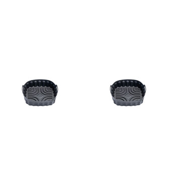 2PK Cuisena Air Fryer Silicone Square Basket Black 18.5cm