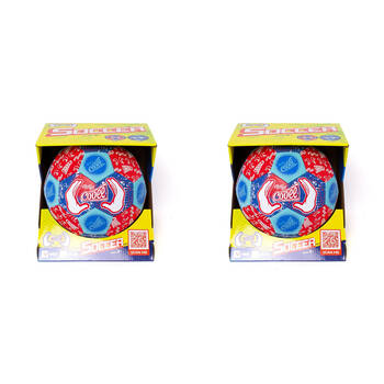 2PK Cooee Size 5 Neoprene Beach Soccer Ball - Red 6y+